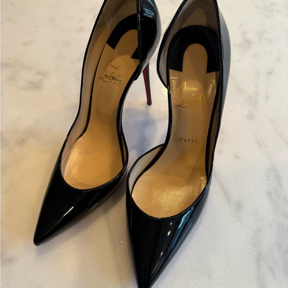 Christian Louboutin Patent Black Heels